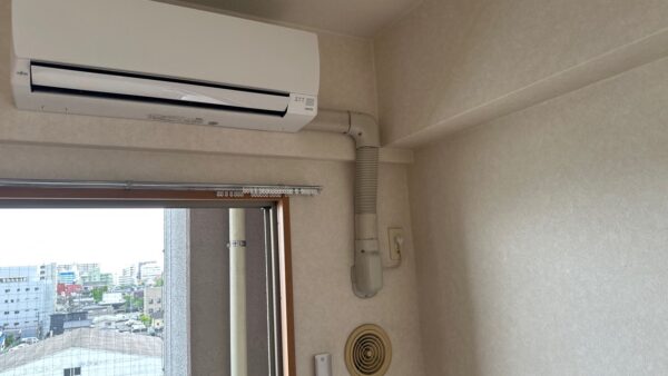 佐賀県佐賀市マンション、エアコン交換工事